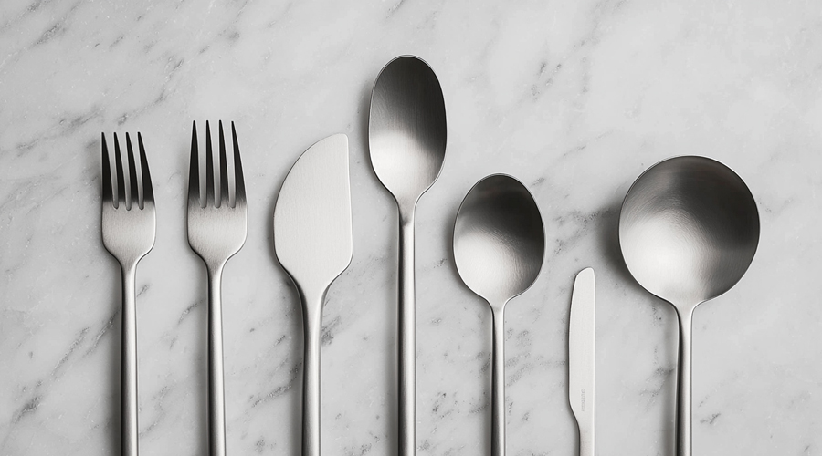 spoon and fork utensil set